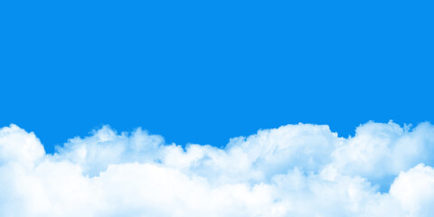 White cloud isolated on black background