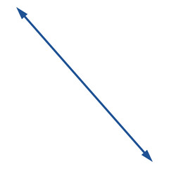 上下に向いた矢印のイラスト（双方向）