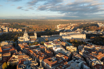 Naklejka premium Almudena Cathedral - Madrid, Spain