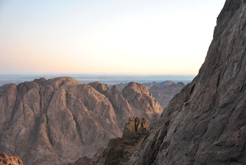 sunrise in the mountains