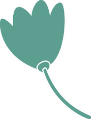 ボタニカルな花のイラスト