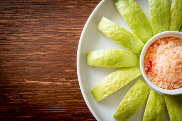 Guava Dip with Chili and Salt