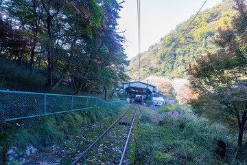 Fototapeta premium Daytime view of the Cable Yase Station