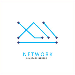 Abstract Network logo 