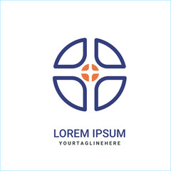 Simple abstrcat logo design 