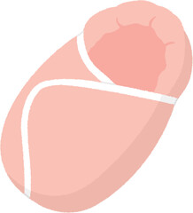 おくるみのイラスト