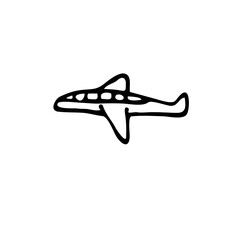hand drawn of plane,good for your project