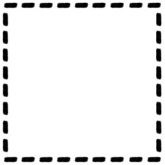 점선테두리일러스트 