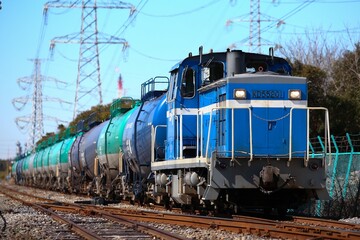 Fototapeta na wymiar 京葉臨海鉄道の貨物列車