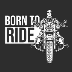 motorcycle adventure, riders on black background