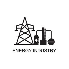 energy industry icon , environment icon