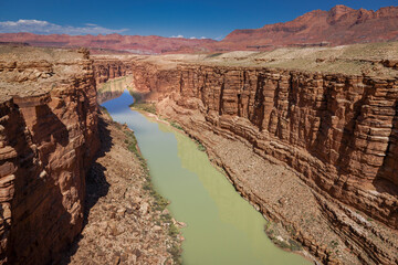 Colorado River and Glen canyon in Canyonlands, Moab, Utah, USA