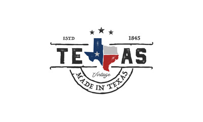 texas logo graphic design template vector illustration vector