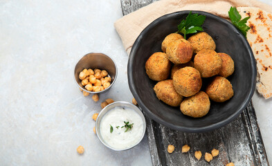 Chickpeas falafel