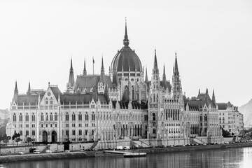 Fototapeta premium Hungarian Parliament Building. Budapest, Hungary 