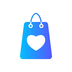 gift bag gradient icon