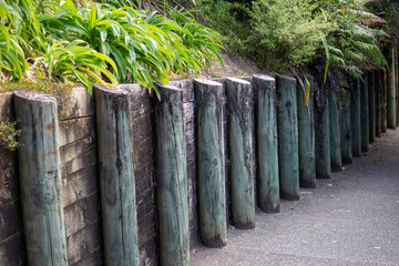 Timber Retaining Wall