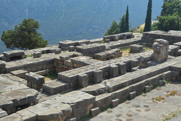 Temple of Apollo Ruins, Delphi, Greece