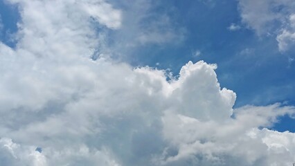 blue sky with clouds