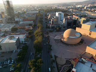 aerial view of the city Tijuana for tourist