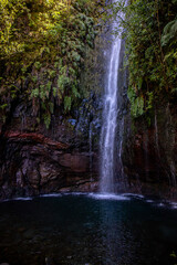 Fototapeta premium Vereda das 25 fontes hiking on Maderia 