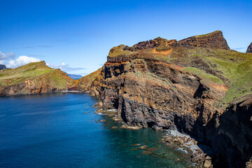 Obraz na płótnie Canvas Vereda da Ponta de São Lourenço hiking trail, Madeira 