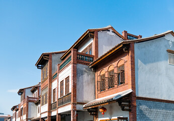 Fototapeta na wymiar Traditional Chinese style of house