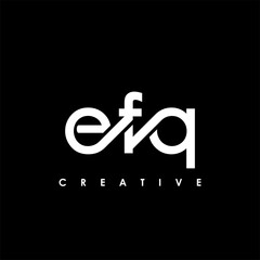 EFQ Letter Initial Logo Design Template Vector Illustration