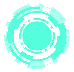 HUD Futuristic User Interface and Sci-Fi Future Technology Display Design for background.