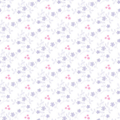Purple Magenta Cyan Seamless Pattern
