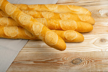 French Baguette Top View