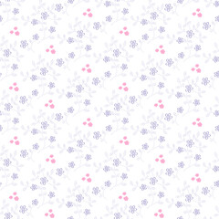 Purple Magenta Cyan Seamless Pattern