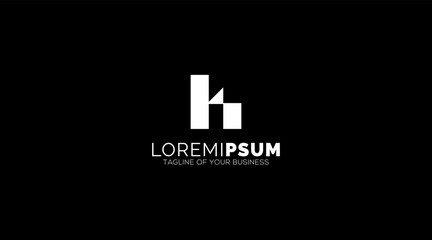 H Letter Logo Template symbols icons