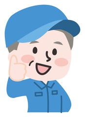 やる気をみせる作業員