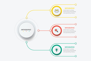 Business data visualization. Process chart. Abstract elements of graph, diagram with 4 steps, options, parts, or processes. Vector business template infographic, design, vector,2,3,4,5,6,