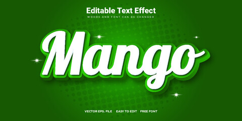 Mango Text effect
