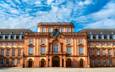 Baroque Palace in Mannheim - Baden-Wuerttemberg State of Germany