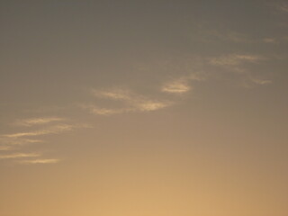 Blue sky before sunrise
