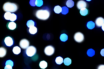 multicolored festive lights on a black background screensaver backdrop