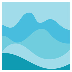 wave background element vector nature illustration