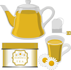 Various sweet tasty natural tea