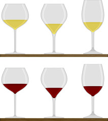 Various sweet tasty natural wine