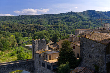 View of Besalú & Countryside