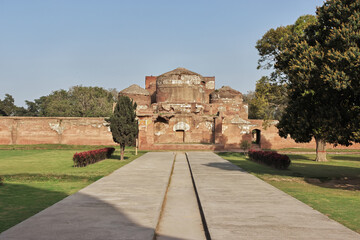 Fototapeta na wymiar Tomb of Jahangir close Lahore, Punjab province, Pakistan