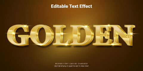 Golden Text effect 