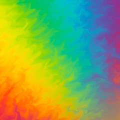 Watercolor rainbow colorful paint background.