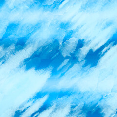 Blue watercolor drawing paint background