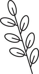 simplicity floral leaf drawing