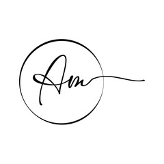 Initial beauty logo vector templates