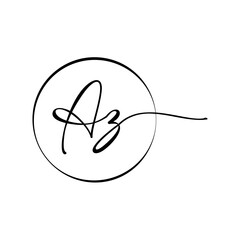 Initial beauty logo vector templates